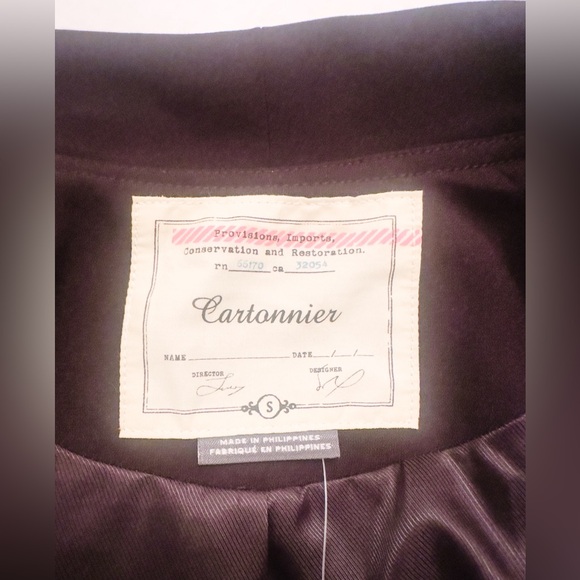 NWT Anthropoogie Cartonnier Black Sequined Tuxedo Blazer - Picture 8 of 10